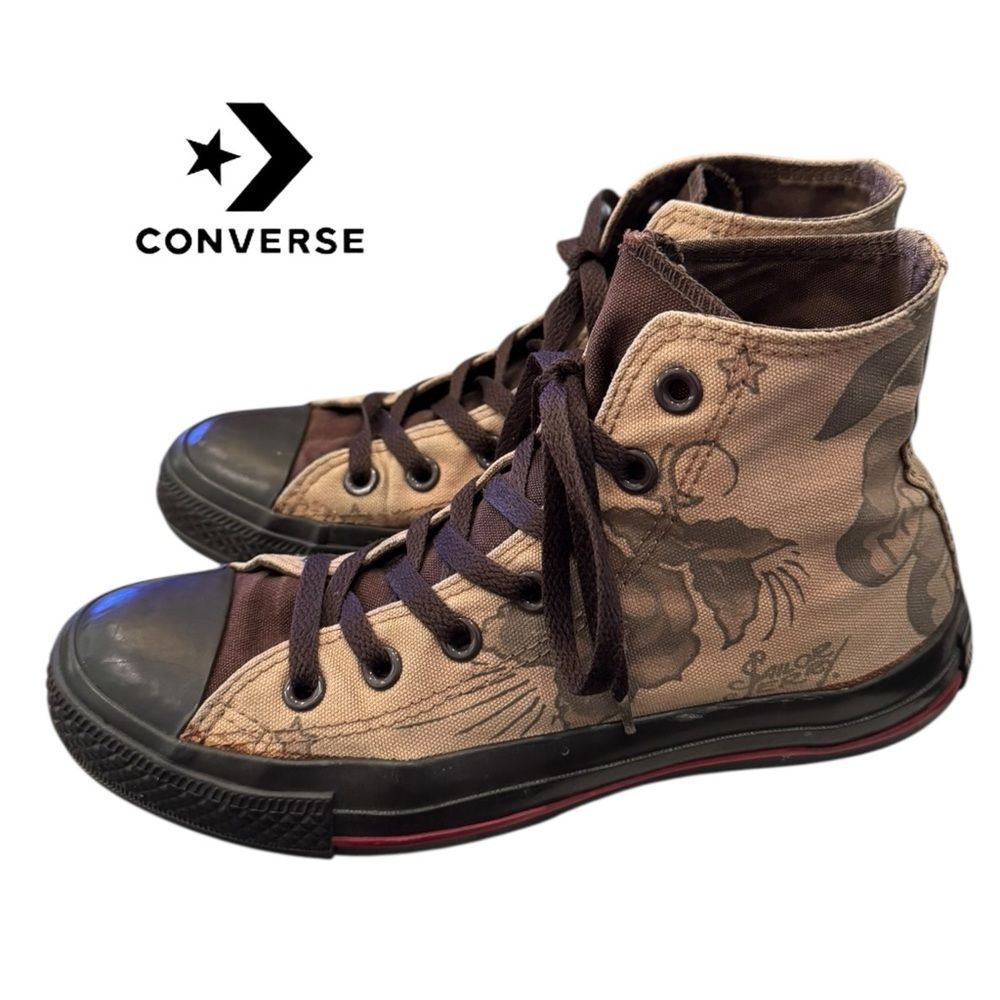 Converse 1X983 All Star Chuck Taylor Sailor Jerry Brown Women’s Sneaker 7